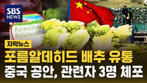[자막뉴스] 발암물질로 신선도 유지?&hellip;중국 '포름알데히드 배추' 일당 3명 체포