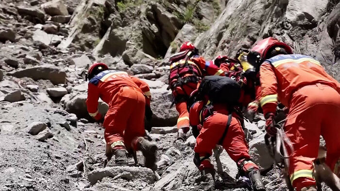 Nepal Floods Rescue Site