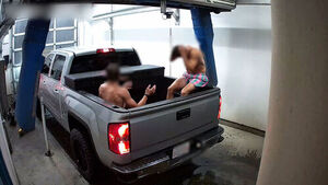 Thought They Went to Wash the Car... Riding in the Truck Bed for an 'Absurd' Shower