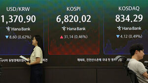 'Weak Open, Strong Close' KOSPI Rebounds to Close in 6,800s; KOSDAQ Falls