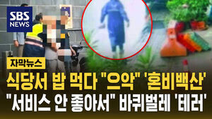 [자막뉴스] 식당서 밥 먹다 "으악" '혼비백산'&hellip;"서비스 안 좋아서" 바퀴벌레 100마리 '테러'