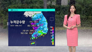 [날씨] 남부 산발적 소나기&hellip;습한 무더위 이어져