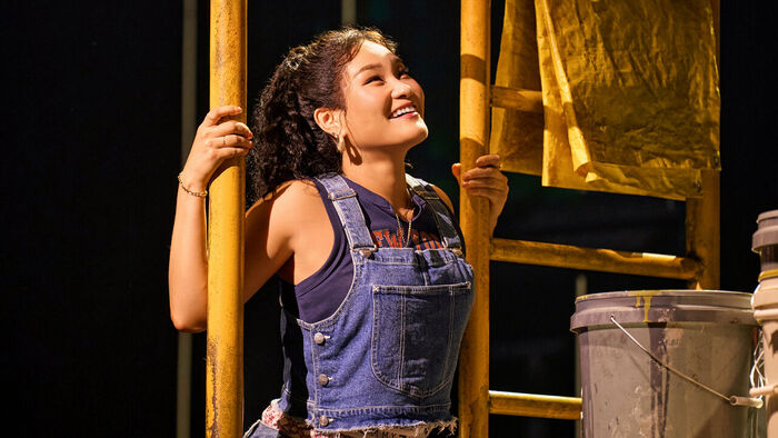 Musical 'Hell's Kitchen' actors Park Hye-na and Son Seung-yeon