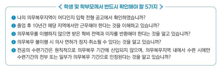 2027 Academic Year Regional Doctor Selection Process Early Admissions Guide (FAQ) (Photo provided by the Ministry of Health and Welfare, Yonhap News)