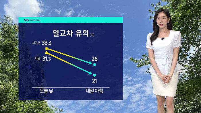 [날씨] 아침 선선, 일교차 유의&hellip;동해안&middot;제주 비