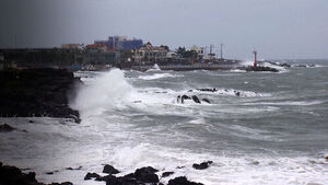 Stalling Typhoon Brings Strong Winds Amid Pressure Changes