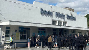 Pro-Anti-Immigration Masked Protest Temporarily Paralyzes Traffic at UK's Port of Dover