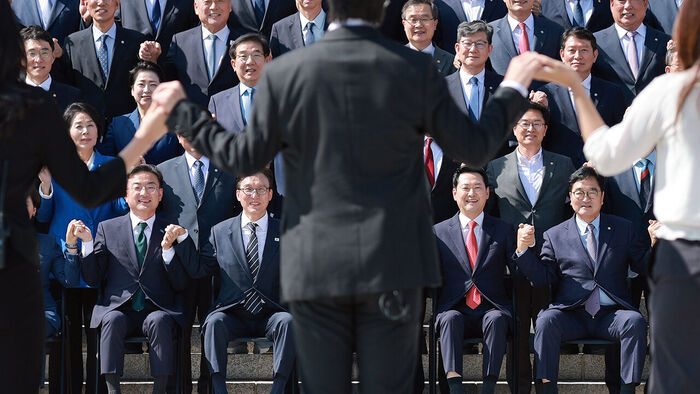 Group photo session of the second half of the 22nd National Assembly