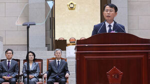 7일 서울 서초구 대법원에서 열린 이흥구 대법관 퇴임 행사