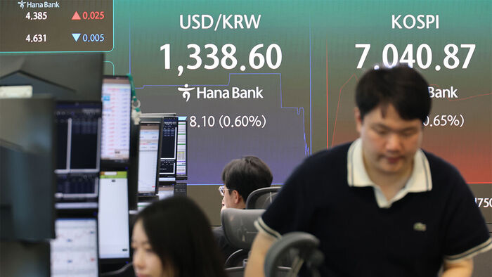 장 막판 미끄러진 코스피&hellip;매크로 이슈 부각에 0.58% 하락