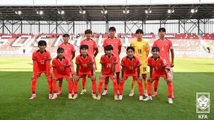 가나와의 경기에 출전한 U-20 여자 대표팀 (사진=대한축구협회 제공, 연합뉴스)