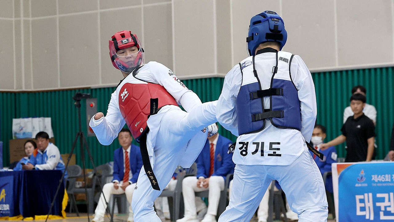 태권도 주정훈, 장애인체전 남자 80㎏급 우승…5연패 달성