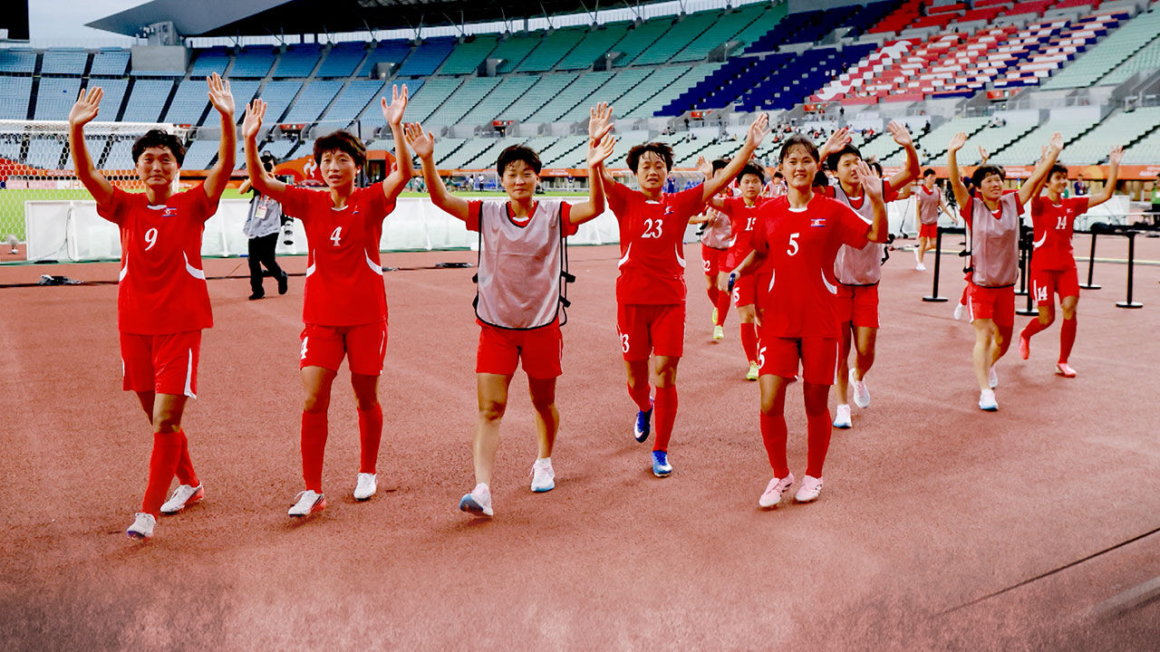 북한 여자 축구, 첫 경기부터 '10대0' 완승