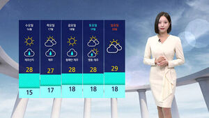 [날씨] 서늘한 아침, 큰 일교차&hellip;동해안 가끔 비
