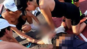 '철퍼덕' 쓰러지자 '우르르'&hellip;러닝클럽이 달려가 살렸다