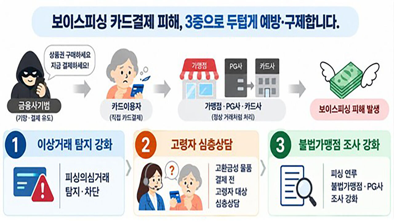 카드 이용자 보호를 위한 제도개선 추진사항 (사진=금융감독원 제공, 연합뉴스)