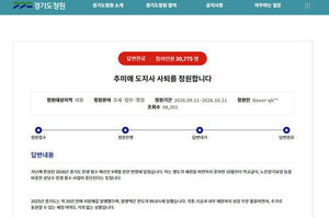 경기지사 사퇴 청원, 5일 만에 3만 명 끝으로 조기 종료