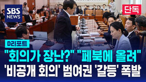 [단독] "회의가 장난이냐" "페북에 올려" 범여권끼리 고성 (D리포트)