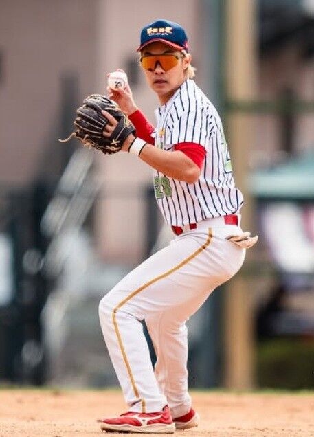 Hong Kong actor Justin Cheung competing in the Asian Games