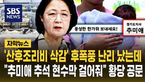 산후조리비 난리났는데