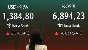외국인, 8거래일만에 '사자'&hellip;코스피, 2.66% 상승 마감