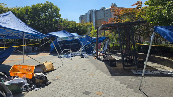 안성 '녹색장터' 인파에 트럭 돌진&hellip;어머니와 아들 사망&middot;5명 부상