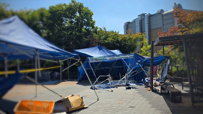 플리마켓 트럭 돌진 사고