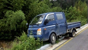 Mowing Worker Crushed to Death by Truck Rolling Down Slope