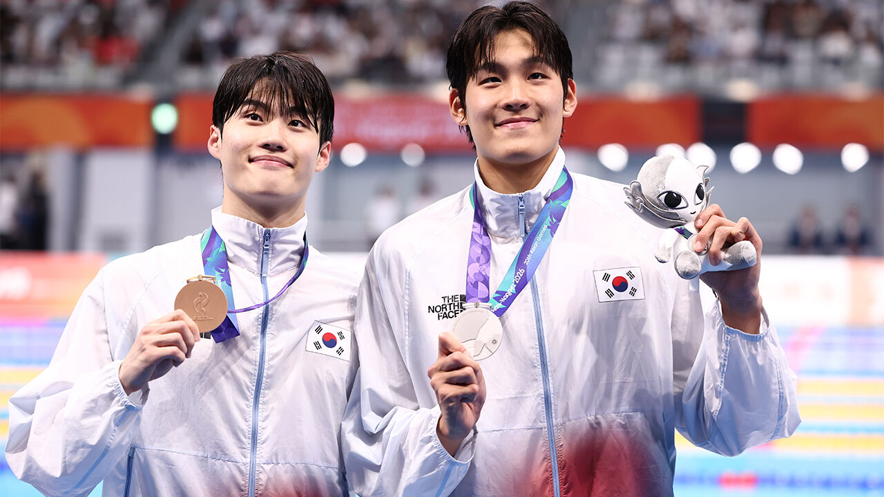 남자 수영 계영 800ｍ 2연패 도전…여자 배구 준결승은 한일전