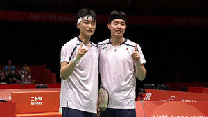 Korean Men's Badminton Team Crushes Hong Kong in Opening Match of Team Event