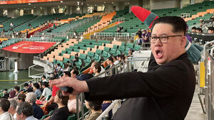 남북전에 뜬 '짝퉁 김정은'&hellip;"날 찾아보고 웃게 될 것"