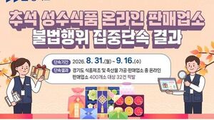 Gyeonggi Province Cracks Down on 29 Online Vendors of Chuseok Foods for Expired Products and Other Violations