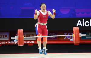 North Korea Captures First Gold Medal in Weightlifting, Its Strong Event... Ri Song-gum Wins With World Record