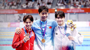 황선우 자유형 200m 은메달&hellip;아쉬운 '뒷심 부족'