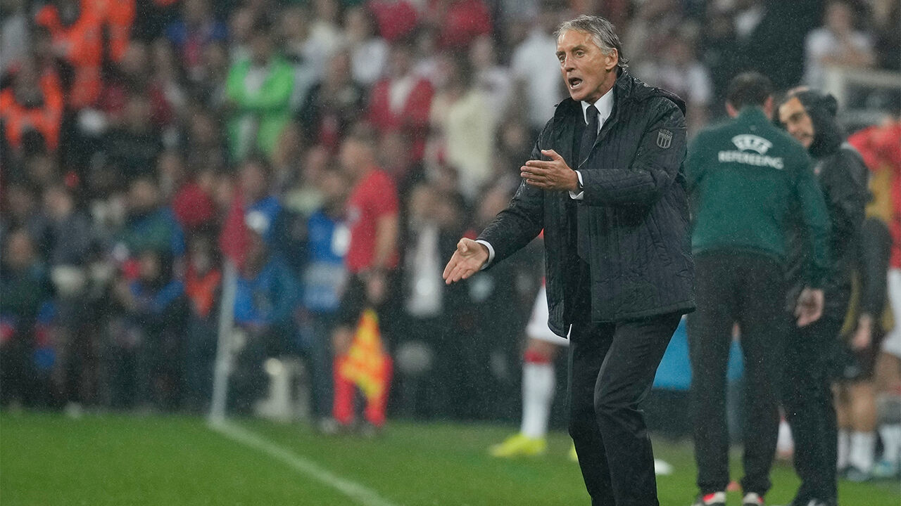 Roberto Mancini, head coach of the Italy national team