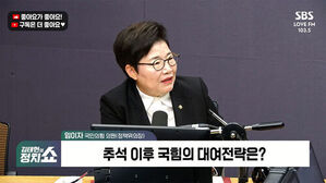 임이자 국민의힘 의원이 출연한 김태현의 정치쇼 방송 화면
