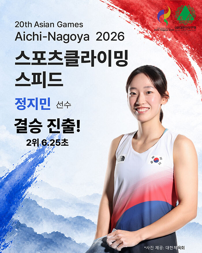 Jung Ji-min (Photo courtesy of the Korean Alpine Federation, Yonhap News)