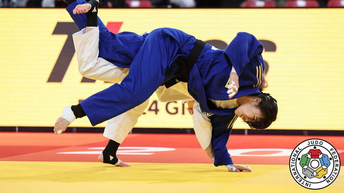 여자 유도 정수진 (Photo courtesy of International Judo Federation, Yonhap News)
