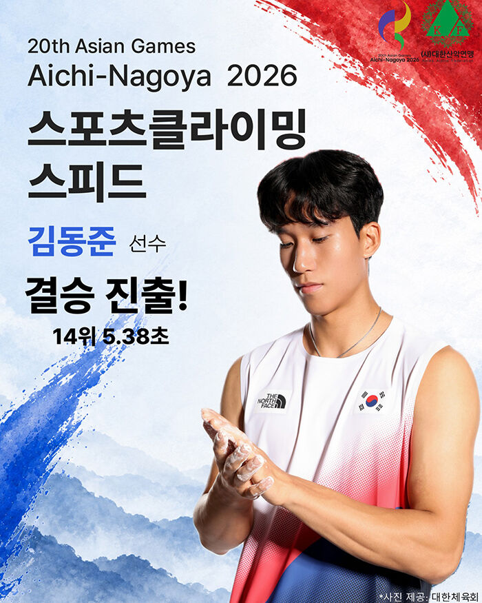 김동준 (사진=대한산악연맹 제공, 연합뉴스)