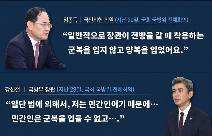 Fact Check: Controversy over Defense Minister Kang Shin-chul's business suit