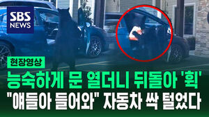 [현장영상] "저 녀석들 문 여는 법을 알아"&hellip;자동차 '싹' 털어간 흑곰