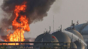 Loud Explosions Heard in Yemen's Capital; Flames Seen at Saudi Aramco Facility