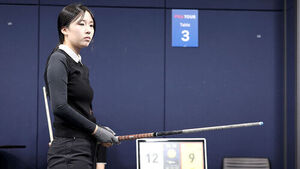 16-Year-Old LPBA Youngest Player Lee Seunghee Upsets Former Champion Lim Jeongsook to Reach Round of 64