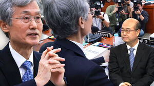 Pulling Out Prepared Remarks, Cho Hee-dae Says 'Interference with Nomination Power Is Unconstitutional'... Seong Han-yong: 'No Solution Until Retirement Next Year'