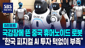 [D리포트] 국감장에 뜬 중 휴머노이드 로봇&hellip;"한국 피지컬 AI 투자 턱없이 부족"