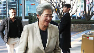 리사 수 AMD CEO가 지난 3월 19일 서울 서초구 삼성전자 서초사옥을 방문하고 있다.