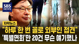 "Meeting Outside Visitors Nearly Every Day"... What Was Discussed in 20 "Special Visits" Alone?