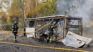 Russia's Indiscriminate Bombing Kills 33 Passengers on Moving Bus in Ukraine