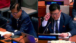 North and South Korea Clash at UN Over Landmine Explosion Calling It Clear Armistice Violation