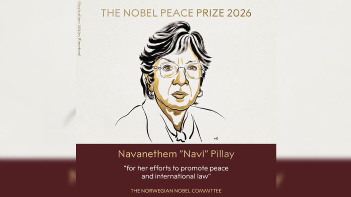 Nobel Peace Prize laureate Navi Pillay